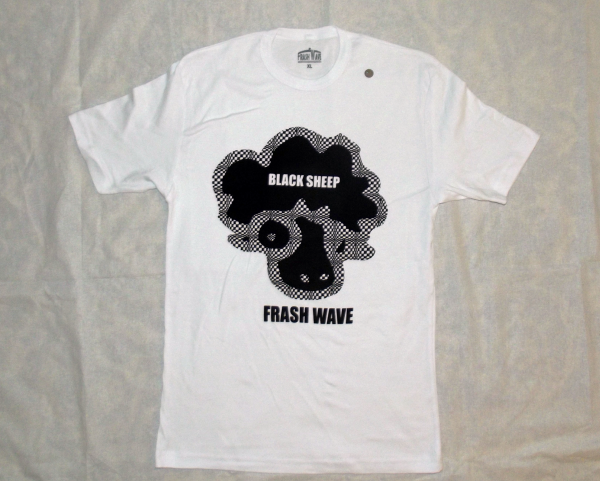 Frash Wave Men Black Sheep T Shirt